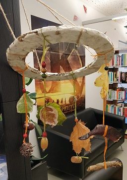 Mobile réalisé en matière recyclés.