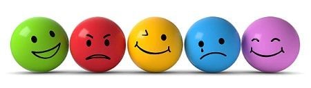 Image représentant les émotions, par couleurs.